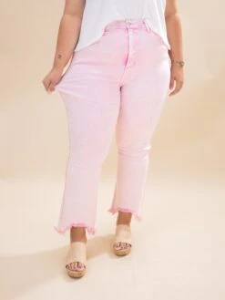 Saige Denim Tummy Control Mineral Color Kick Flare Jeans | 1-3XL -Women Clothing Shop 0012dbe755d82efe9643eddc2a2a83c6