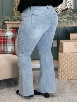 Judy Blue Mid Rise Rhinestone Side Panel Detail Flare Jeans | 0-24 -Women Clothing Shop 0178f110ffb6e530ea560b0d28b75acb