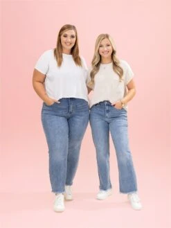 Diva Denim High Rise Crop Straight Jeans | 0 - 20 -Women Clothing Shop 01fa6706ce65d52f305feb248d3b0909