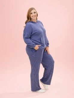 Raised Rib Full Length Pants By DD Design | S-3XL Pair W/ Sku64517 -Women Clothing Shop 02bb46736fec6582675358e672162c29
