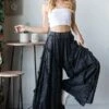 Ruffle Detail Wide Leg Flare Pants | S - XL Oli & Hali