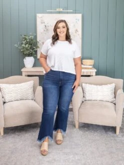 Risen High Rise Crop Bootcut Fray Hem Jeans | 0-3X 9 Risen High Rise Crop Bootcut Fray Hem Jeans | 0-3X -Women Clothing Shop 045eb9ed24a5669f37351d0747b29fd6