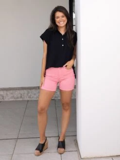 Judy Blue High Waist Tummy Control Garment Dyed Shorts | S-3X -Women Clothing Shop 047a51289666b24064bdd91b1c32842c