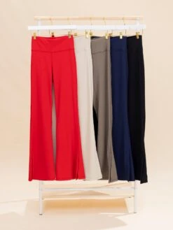 Rib Flare Pants | S-3XL Pair W/ Sku63769