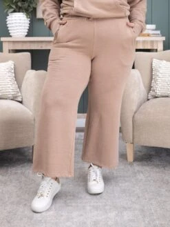 Lived In Wide Leg Crop Garment Washed 27" Pants By DD Design | S - 3XL -Women Clothing Shop 06f5d3ae9032dc347bcf3e33de0bf418