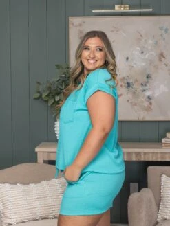 DD Design The Ultimate Summer Set Textured Shorts W/ Pockets | S-3XL Set W/ SKU53981 -Women Clothing Shop 07b125284cf0567f5f7ddb148c72a6b1