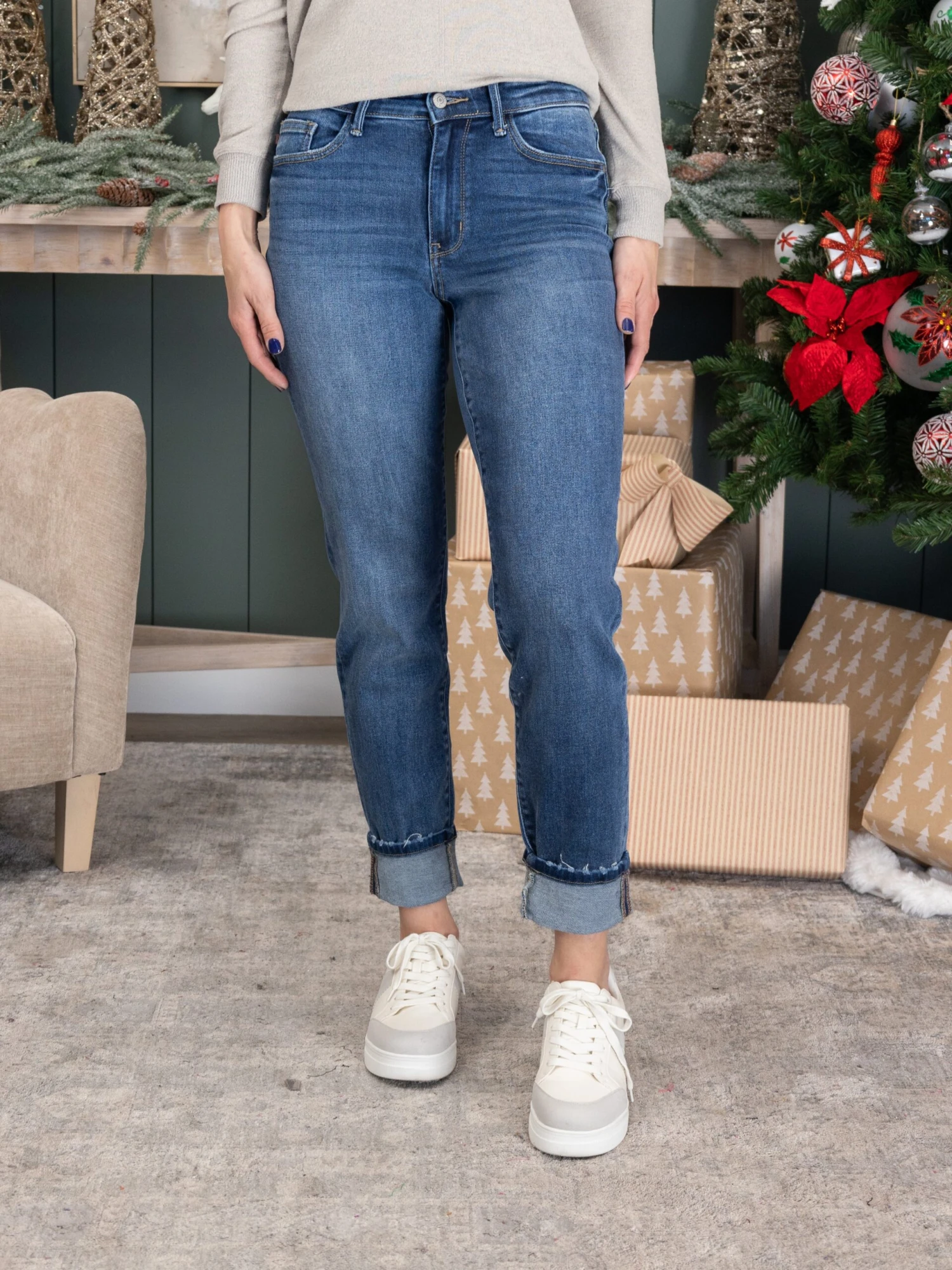 Judy Blue Mid-Rise Vintage Wash Boyfriend Jeans | 0 - 24 7 Judy Blue Mid-Rise Vintage Wash Boyfriend Jeans | 0 - 24 - Image 7