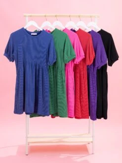 Raised Rib Dress By DD Design | S-3XL -Women Clothing Shop 08c4172e63cf29ce23a7e922108fb65a