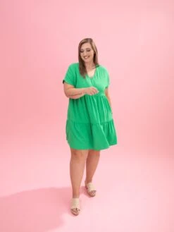 Airflow Tiered Knee Length Dress By DD Design | S-3XL -Women Clothing Shop 08e783ff2f0adc2ab8992e3c35581ae6