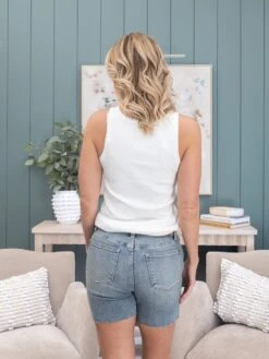 Judy Blue High Waist Side Slit Shorts | S - 3XL -Women Clothing Shop 0b1bdfc02a75bd7669a9e7179af48105