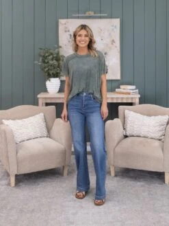 Risen Tummy Control High Rise Wide Adjustable Waist Band Jeans | 0-3X 11 Risen Tummy Control High Rise Wide Adjustable Waist Band Jeans | 0-3X -Women Clothing Shop 0c3dcf585db143eba61f198c7603b42d