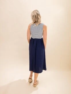 Fit And Flare Twofer Look Midi Dress | S-3XL -Women Clothing Shop 0c6bdfcbe8877a4cb8b6fd114d235a8d