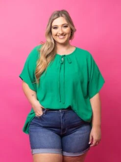 Risen High Rise Cuffed Shorts- Dark Wash | S-3X -Women Clothing Shop 0c6eba02597cba2980bb32003defc55b