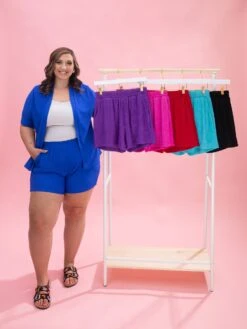 Crinkly Shorts With Pockets By DD Design | S - 3XL Pair W/ Sku61197