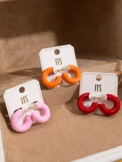 Puffy Open Hoop Earring