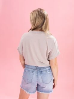 Diva Denim High Rise Fray Hem Short | XS - 3X -Women Clothing Shop 0e4faf6144e687ce15137a183a67e45f