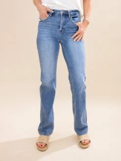 Risen Tummy Control High Rise Straight Jeans | 0-3XL -Women Clothing Shop 0fa0ade084d584f8e6d9d3869a22c8de