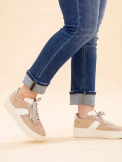 Mica Denim Mid Rise Straight Leg Jeans With Cuff | 0-22 -Women Clothing Shop 1004e84cce729390eee85b8bdbd55e4f