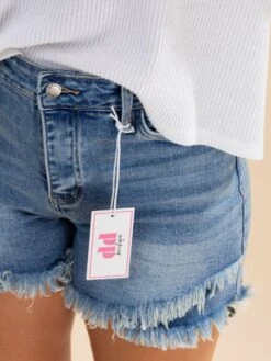 Diva Denim High Rise Tulip Fray Hem Short | XS - 3XL -Women Clothing Shop 101395d5b7c34c1bff65758ad80cc9e8