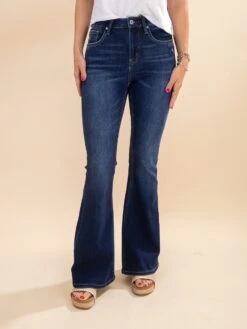 Mica Denim Super High Flare Leg Jeans | 0-15