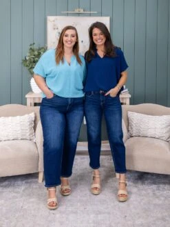 Risen High Rise Crop Boyfriend Jean | 0-3X