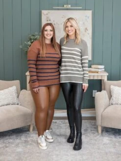 Elasticized High Rise Waist Full Length Skinny Leg Faux Leather Pant | S-L