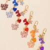 Gameday Bag Charm With Star, Bow, And Heart!