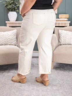 Risen High Rise Relaxed Barrel Cuffed Jeans | 0-3XL -Women Clothing Shop 13eab30673b7df0544918d2712d175e9