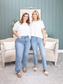 Judy Blue High Waist Vintage Straight Jean | 0-24