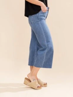 Judy Blue High Waist Wide Crop Classic Raw Hem Jean | 0-24 -Women Clothing Shop 166999fe6f0340c37596224b49c3dfbe