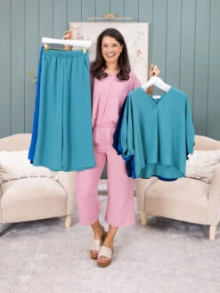 Airflow Crop Pants W/ Pockets By DD Design | S-3XL Pair W/ Sku57783 -Women Clothing Shop 1736525676504 f87f0705 0974 487a 83ae d6f1bf2f30a6 c7dbb145 ce43 46e4 84ac ff29e410ddb5 divas 57783 18