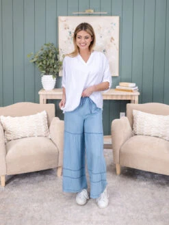Washed Denim Tiered Wide Leg Pants | S - 3XL -Women Clothing Shop 1736548204534 f9aa498c 67f1 4412 b85f 361bb43b3864 c7dbb145 ce43 46e4 84ac ff29e410ddb5 divas 58391 1