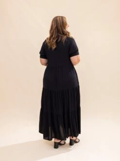 Short Sleeve Ruffle Tiered Maxi Dress | S-L -Women Clothing Shop 178abca9a58b1c0b6daa5b7ecfbb0be1