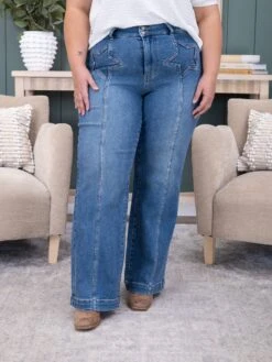 Judy Blue High Waist Star & Front Seam Detail Wide | 0-20 14 Judy Blue High Waist Star & Front Seam Detail Wide | 0-20 -Women Clothing Shop 17a9aa08fe5c52981853015d1fcafab1