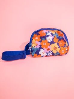 Flower Print Zipper Buckle Wide Strap Sling Bag | *Final Sale* -Women Clothing Shop 186adb3aa5b226d142d433fcd705e907