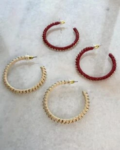 Open Circle Earrings