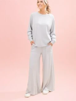 Lived In Raw Hem Wide Leg 30" Pants By DD Design | S-3XL -Women Clothing Shop 1a2ba464d4090d627b914b34520d5371