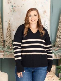 Easel Sailor Collar Knitted V Neck Sweater | S - L 11 Easel Sailor Collar Knitted V Neck Sweater | S - L -Women Clothing Shop 1a6bc2b7d1e5d80d3a0202249d116edd