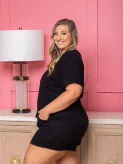 Raised Rib Shorts W/ Pockets | S-3XL Set W/ Sku54109 -Women Clothing Shop 1d43552b6b59577a15600a5853d25b80