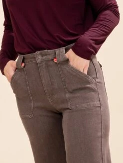 Judy Blue High Waist Retro Wide Yarn Dyed Front Patch Pockets | 0-24 -Women Clothing Shop 1dc79717231fbd5cbaaf58c061264f20