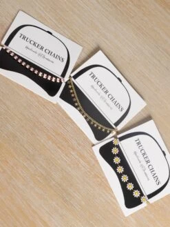 Trucker Hat Chains W/ Lobster Clasp Summer Concerts & Festivals