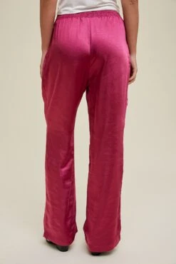 Satin Wide Leg Pants W/ Pleated Detail | S-XL Wishlist -Women Clothing Shop 1e07fd2d9fa303fa2963753f13b538e6
