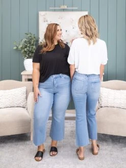 Mica Denim High Rise Cropped Flare Jean | 0-22 -Women Clothing Shop 1ed2fdbfecf120850cb59bc6f93c01b4