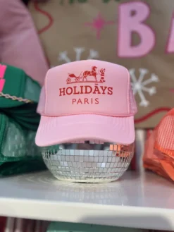 Holidays Paris Trucker Hat Christmas