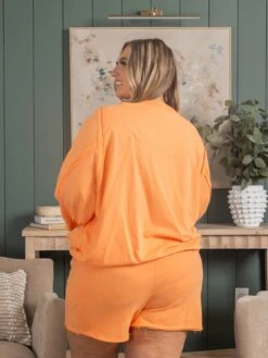 High Waist Raw Edge Shorts | S - 3XL Set W/ Sku52875 -Women Clothing Shop 208b58045407bdf936f06d9376fed4a7