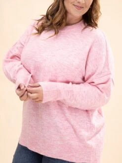 Zenana Melange High Low Hem Pocket Sweater | S/M - L/XL -Women Clothing Shop 210429e212b729c02846615a5e2c7c07