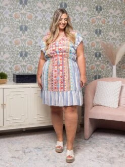 Embroidered Dress | S - 3X