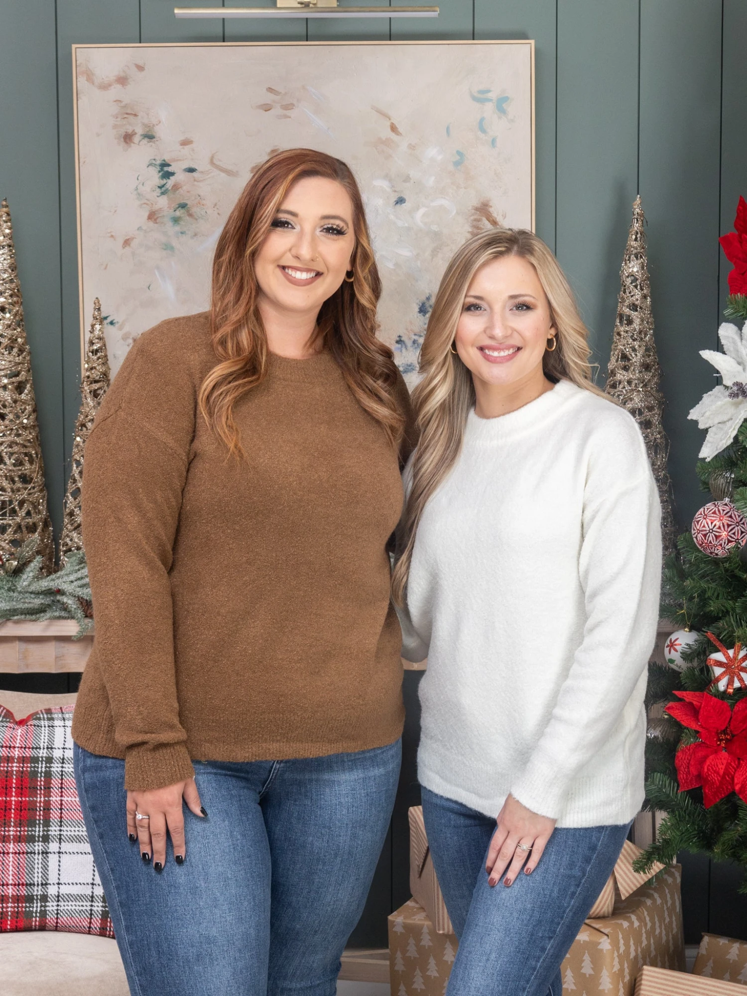 Boucle Yarn Crewneck Sweater | S - XL Staccato 1 Boucle Yarn Crewneck Sweater | S - XL Staccato