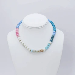 Cute Girl Gemstone Necklace |