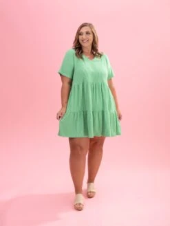 Raised Rib Tiered V Neck Dress By DD Design | S-3XL 25 Raised Rib Tiered V Neck Dress By DD Design | S-3XL -Women Clothing Shop 244268f6dff0dc162513d68a152b0f00